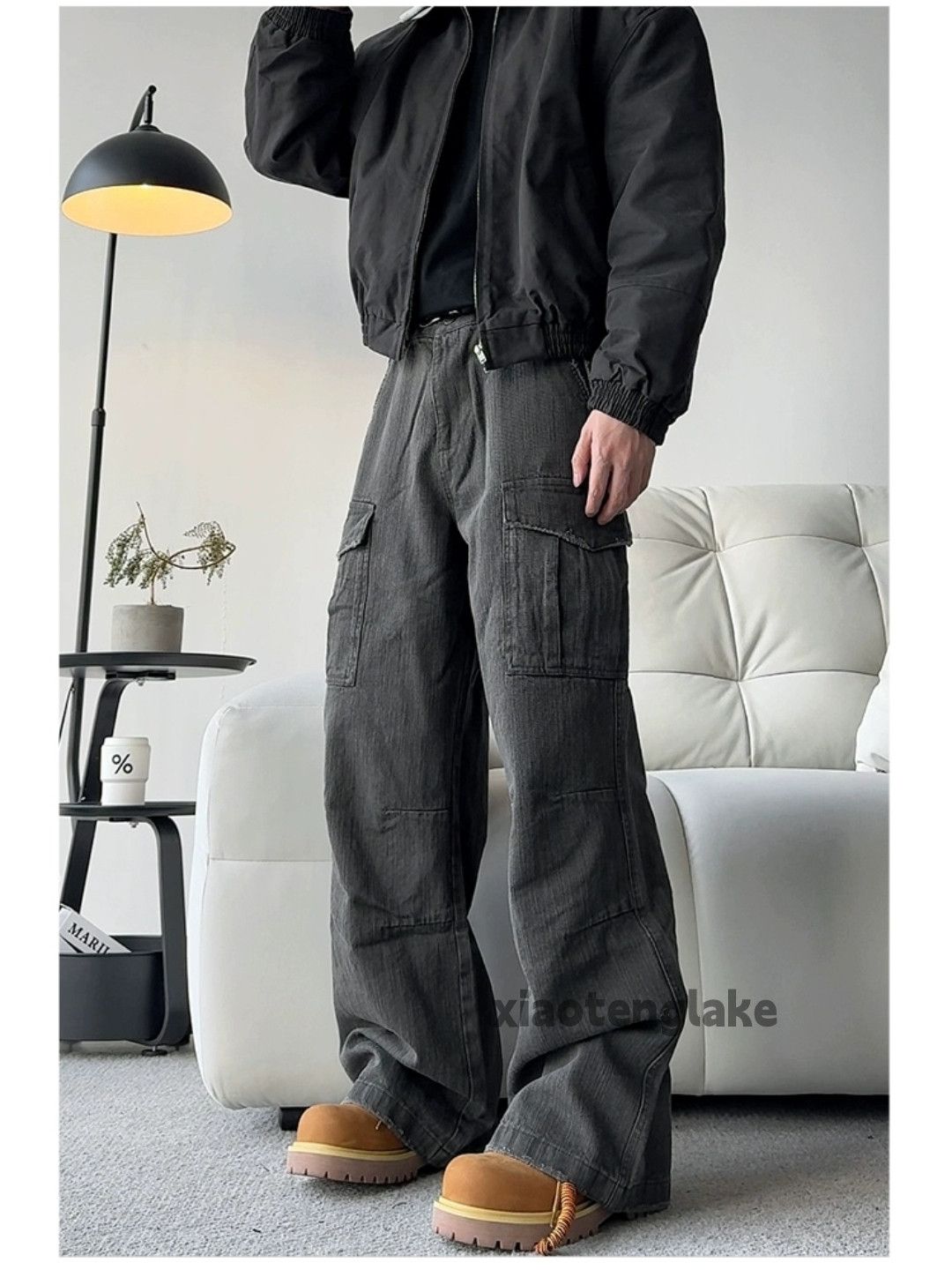 Designer × Japanese Brand × Vintage washed faded cleanfit yuppie loose military cargo pants Size US 30 / EU 46 - 3 Thumbnail