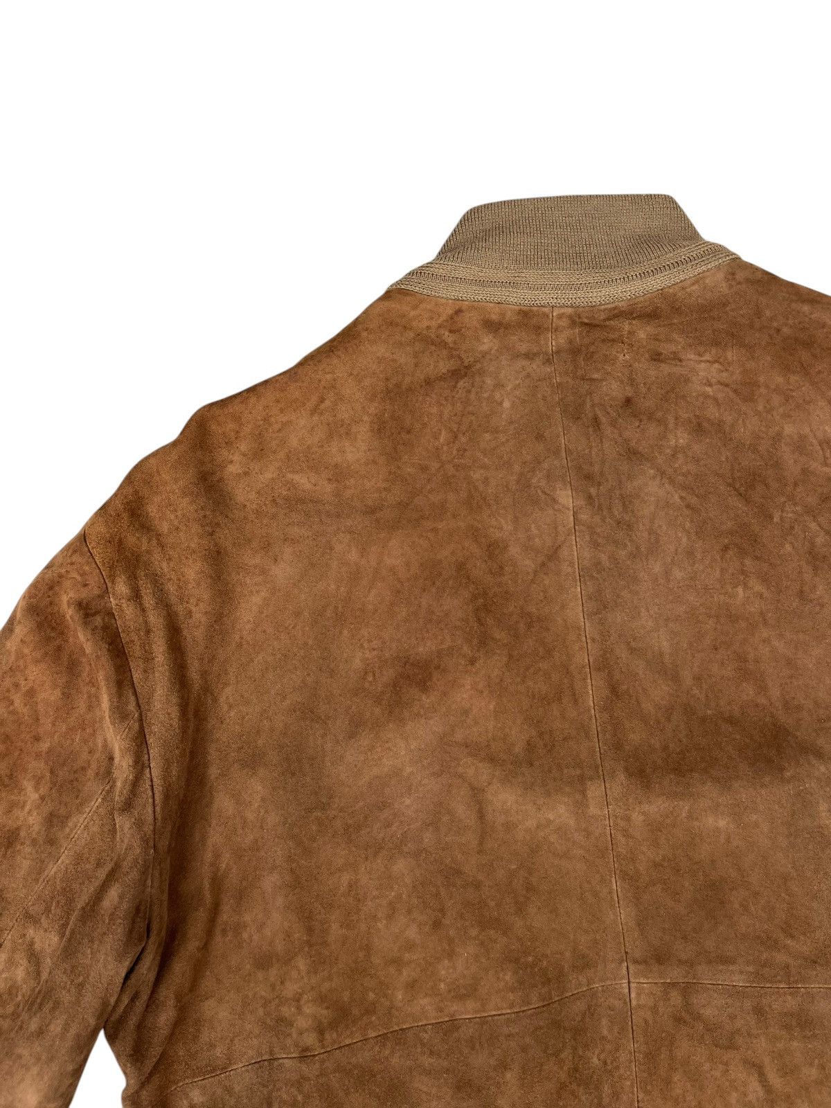 Beams Plus Quttrocchi X Beams Stains Patina Suede Leather Jacket Size US M / EU 48-50 / 2 - 20 Thumbnail