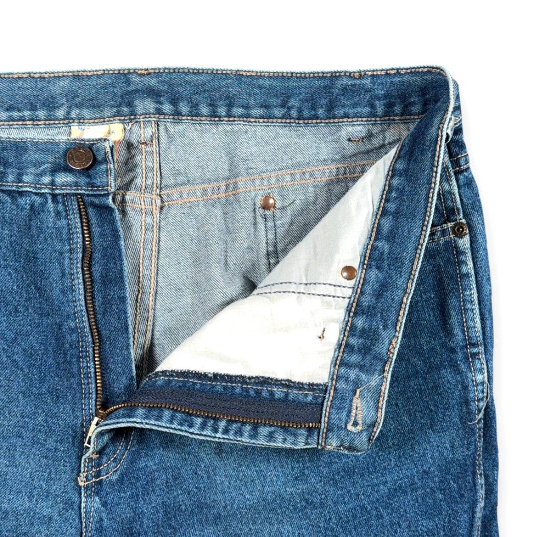 Calvin Klein VINTAGE Calvin Klein Jeans Mens 36x32 Blue Dark Wash Denim Scovill Zip 80s Size US 36 / EU 52 - 4 Thumbnail
