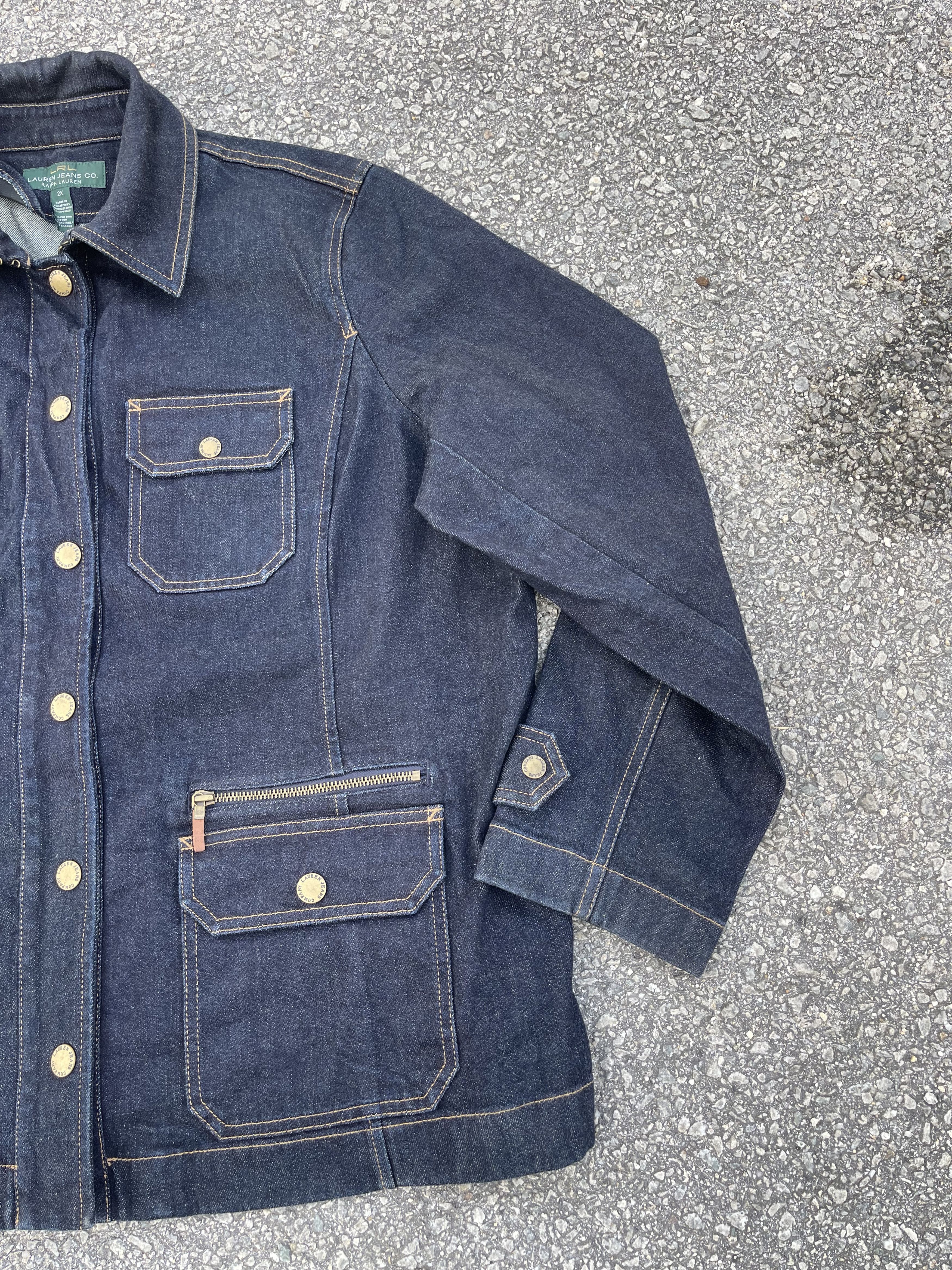 Ralph Lauren Vintage Ralph Lauren Denim Chore Jacket Size US XXL / EU 58 / 5 - 3 Thumbnail