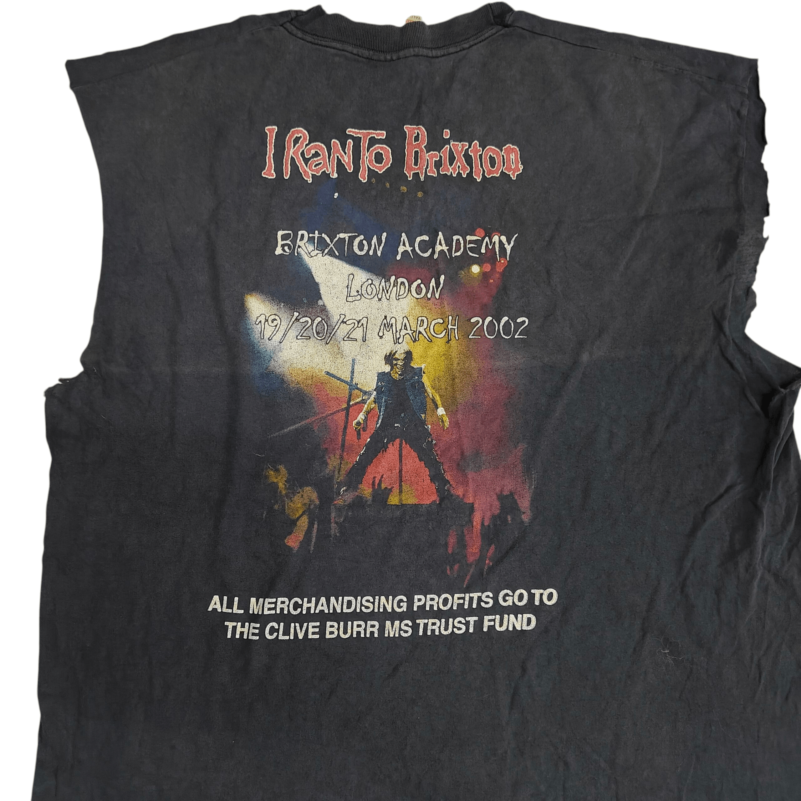 Iron Maiden Vintage Iron Maiden 2002 Distressed Destroyed T Shirt Size US XL / EU 56 / 4 - 3 Thumbnail