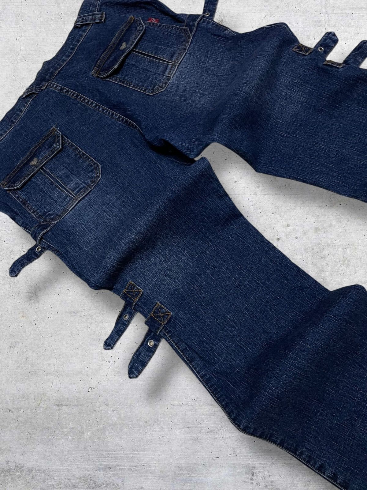 Hysteric Glamour VINTAGE ANGELA JAPAN 90S OG DESIGNER BONDAGE FLARED DENIM Size US 32 / EU 48 - 16 Thumbnail