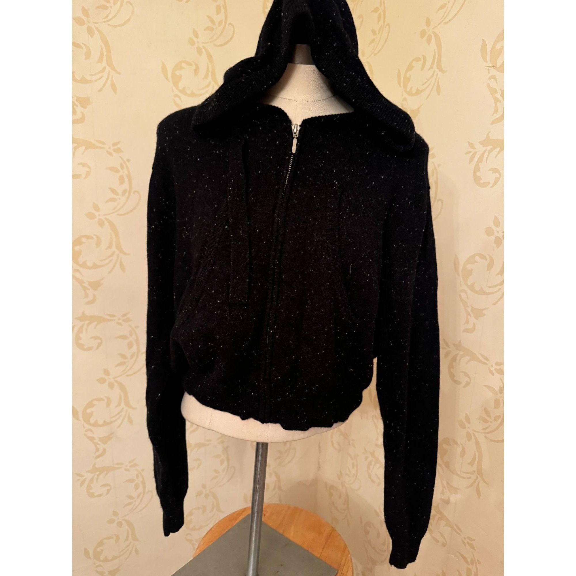 Vintage Crush 01234 100% Cashmere Speckled Hoodie Sweater Ladies Siz Size S / US 4 / IT 40 - 1 Thumbnail
