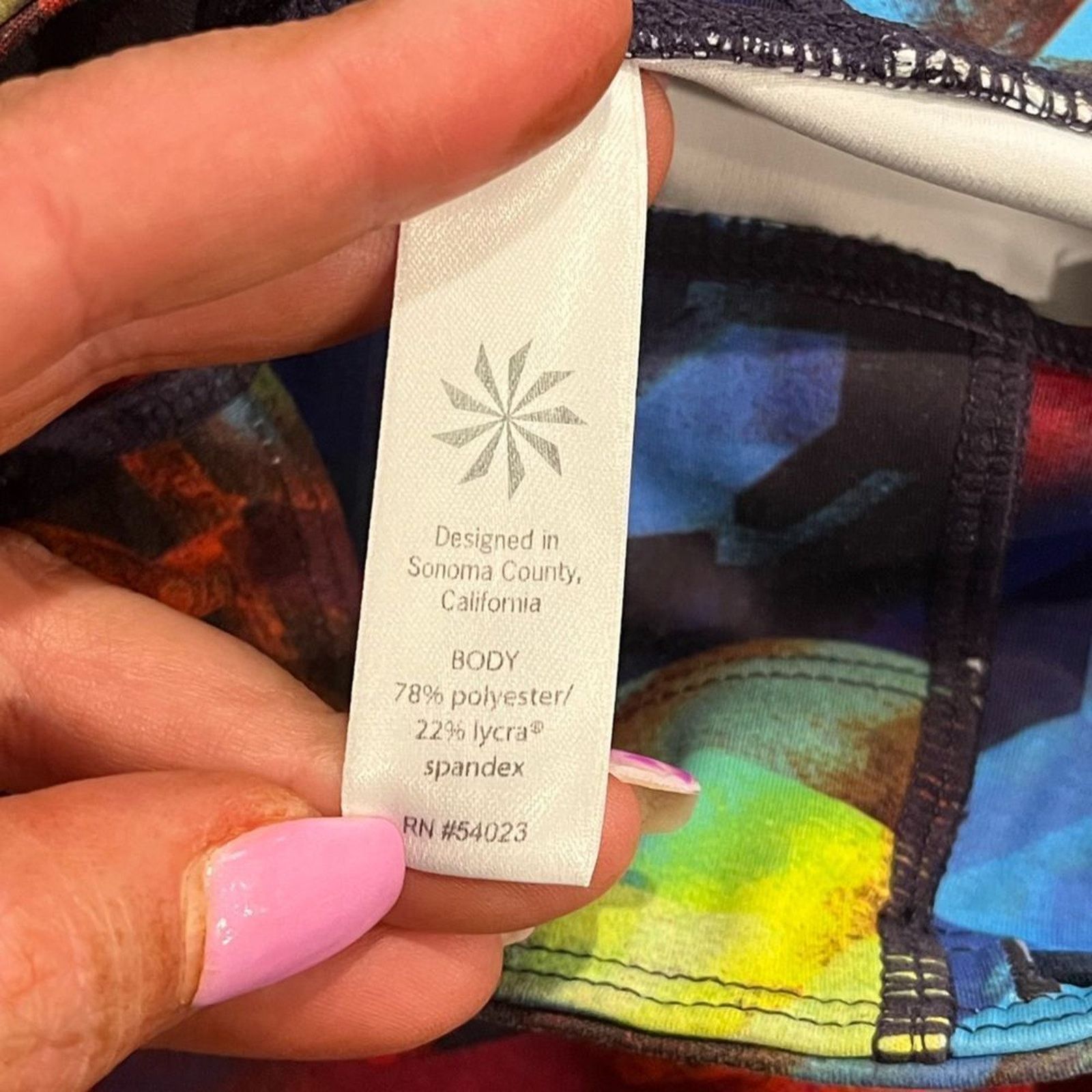 Athleta Athleta Colorburst Sonar Rainbow Leggings Size XS Size 25" / US 0 / IT 36 - 6 Thumbnail