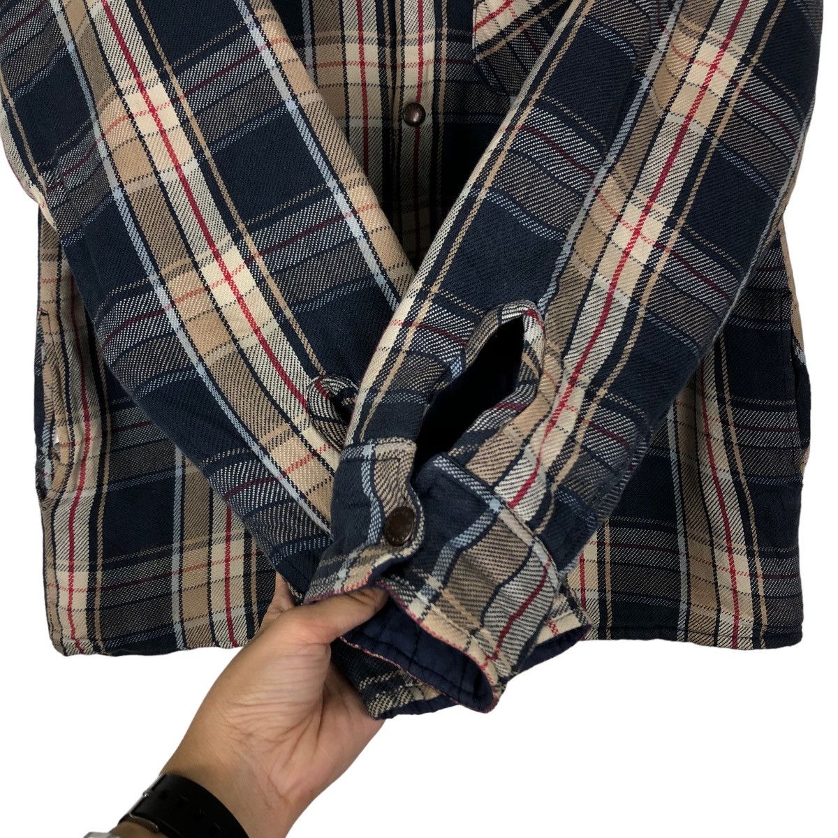 Flannel 🔥Vtg Flannel Jacket Tartan Design Gohemp Japan Issey Miyake Size US L / EU 52-54 / 3 - 13 Thumbnail