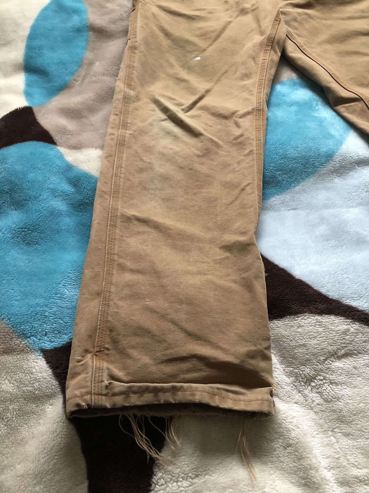 Carhartt × Vintage Vintage Carhartt Carpenter Jeans Faded Distressed Baggy Size US 34 / EU 50 - 4 Thumbnail