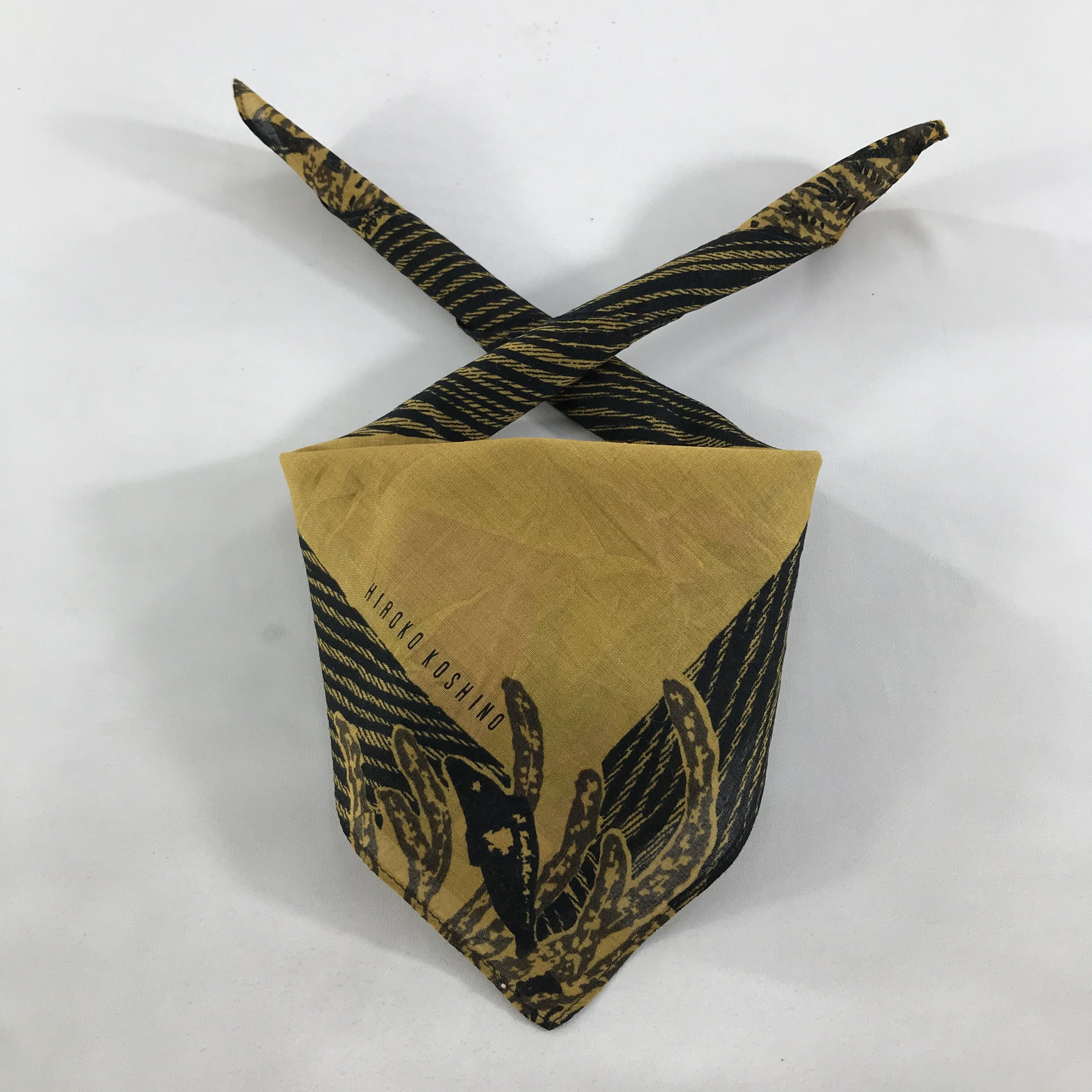 Hiroko Koshino Homme × Vintage Hiroko Koshino Bandana / Handkerchief / Neckerchief - S1521 Size ONE SIZE - 3 Thumbnail