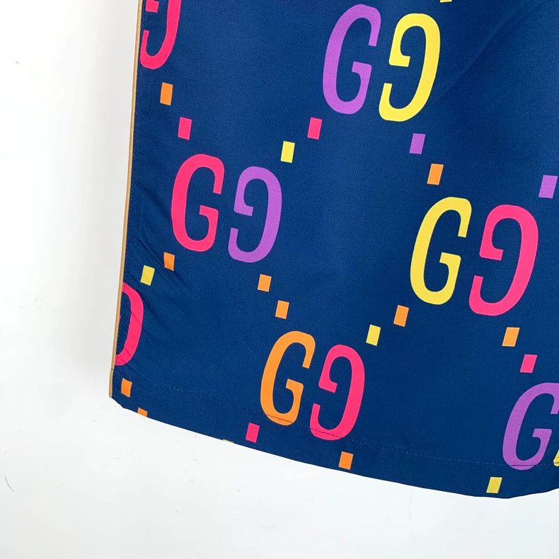 Gucci Gucci Color-blocking double G full-print elastic waist shor Size US 30 / EU 46 - 4 Thumbnail