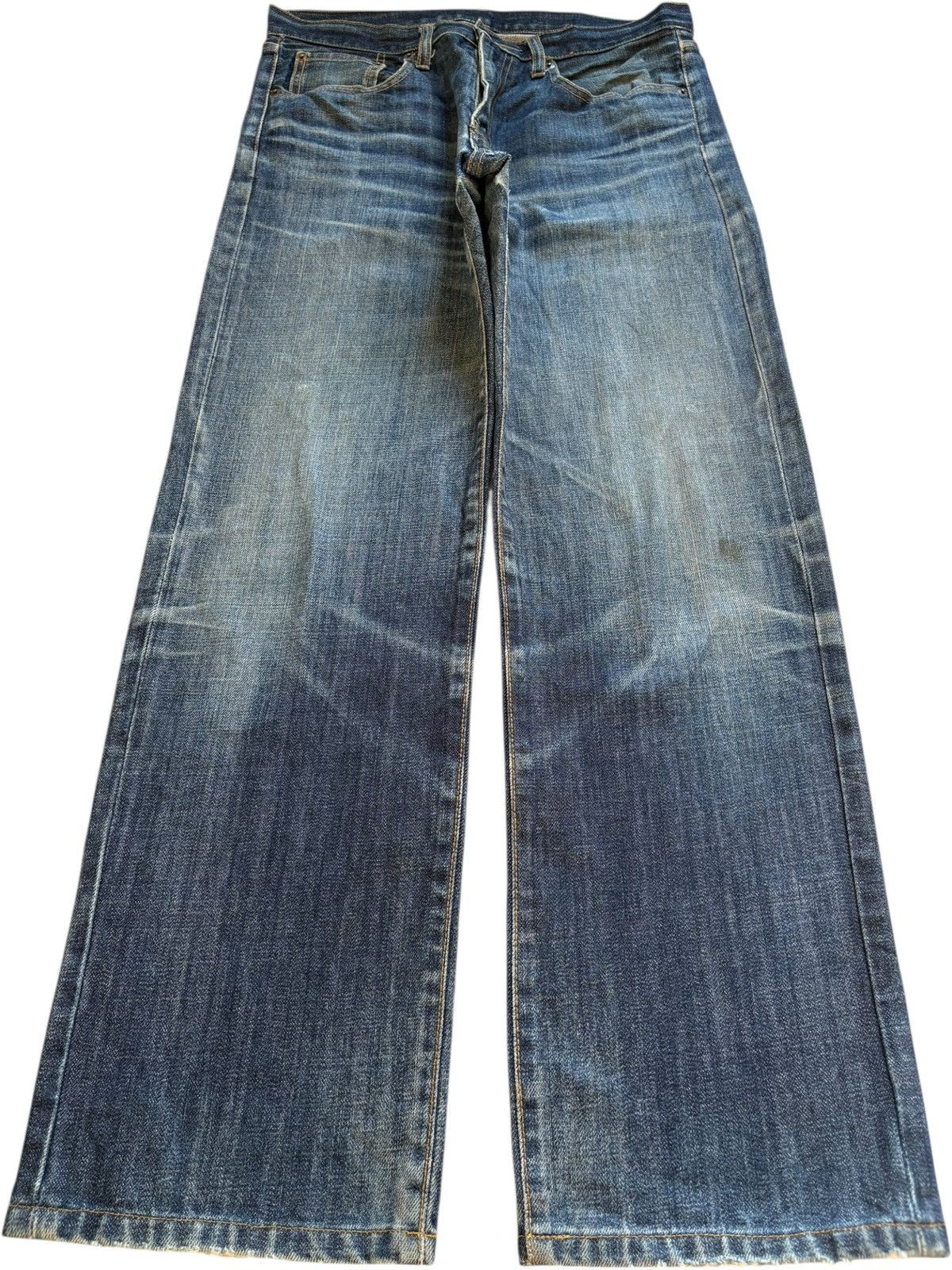 Uniqlo Vintage Uniqlo Blue Wash Loose Jeans Size US 32 / EU 48 - 1 Thumbnail