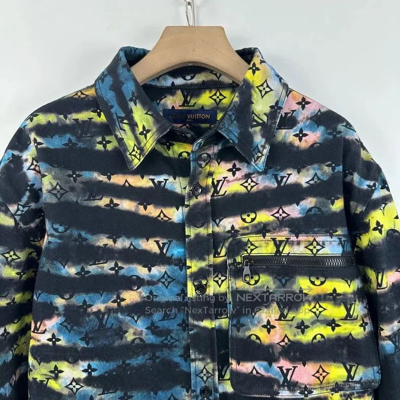Louis Vuitton Louis Vuitton Tie Dye Monogram Denim Jacket. Size US XXL / EU 58 / 5 - 5 Thumbnail