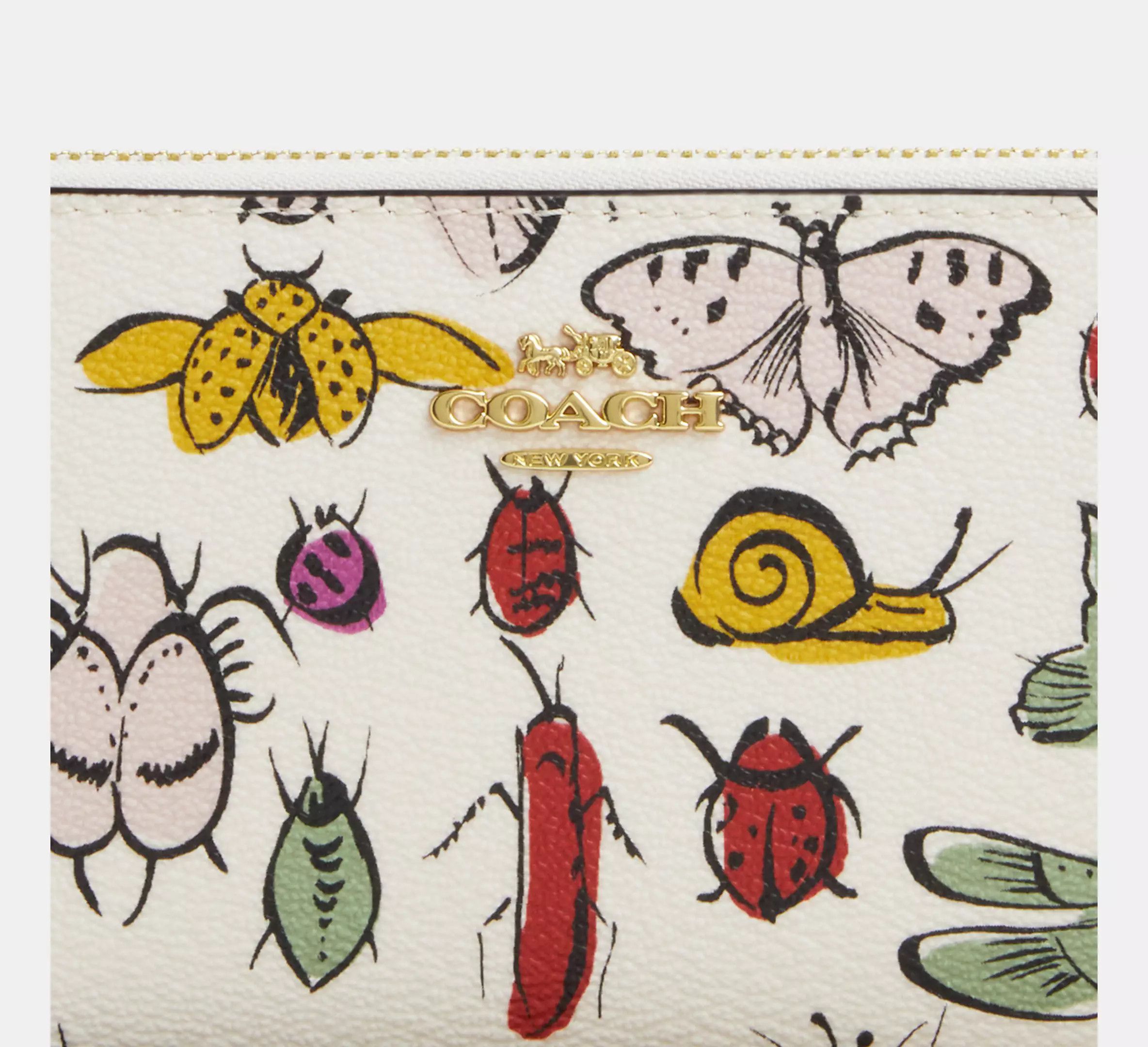 Coach Long Zip Around Wallet With Creature Print CR931 Size ONE SIZE - 9 Thumbnail