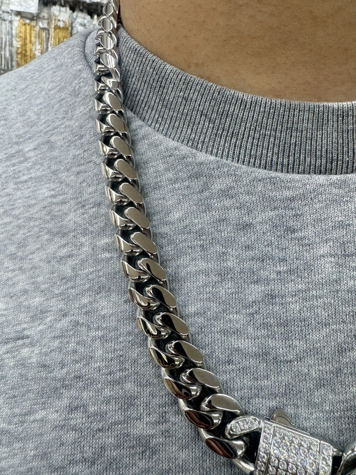 Other Cuban Link Chain with Pave Lock #bling #luxury Size ONE SIZE - 8 Thumbnail