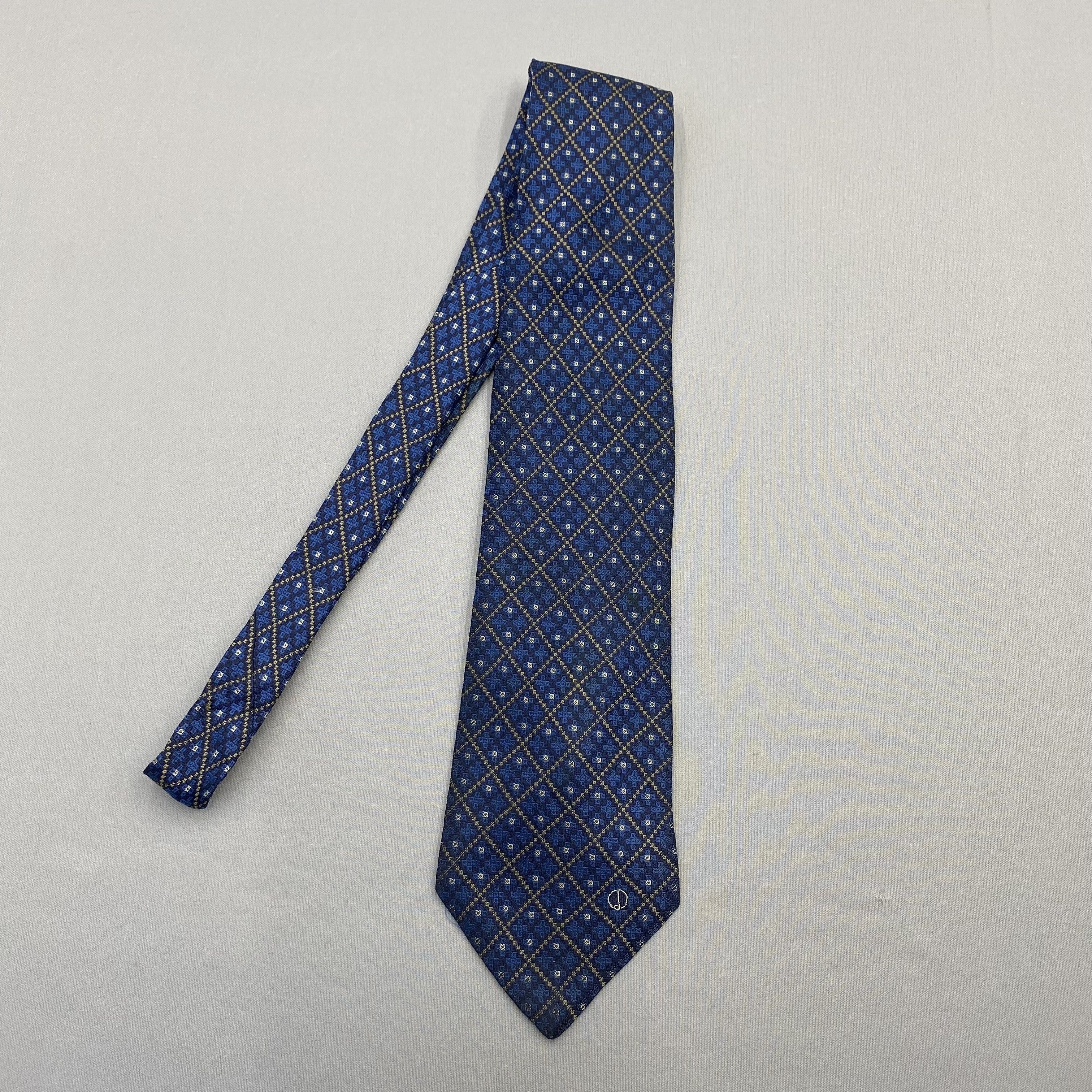 Alfred Dunhill Vintage Dunhill SILK Necktie Cravate Pure Silk Neck Tie Size ONE SIZE - 4 Thumbnail
