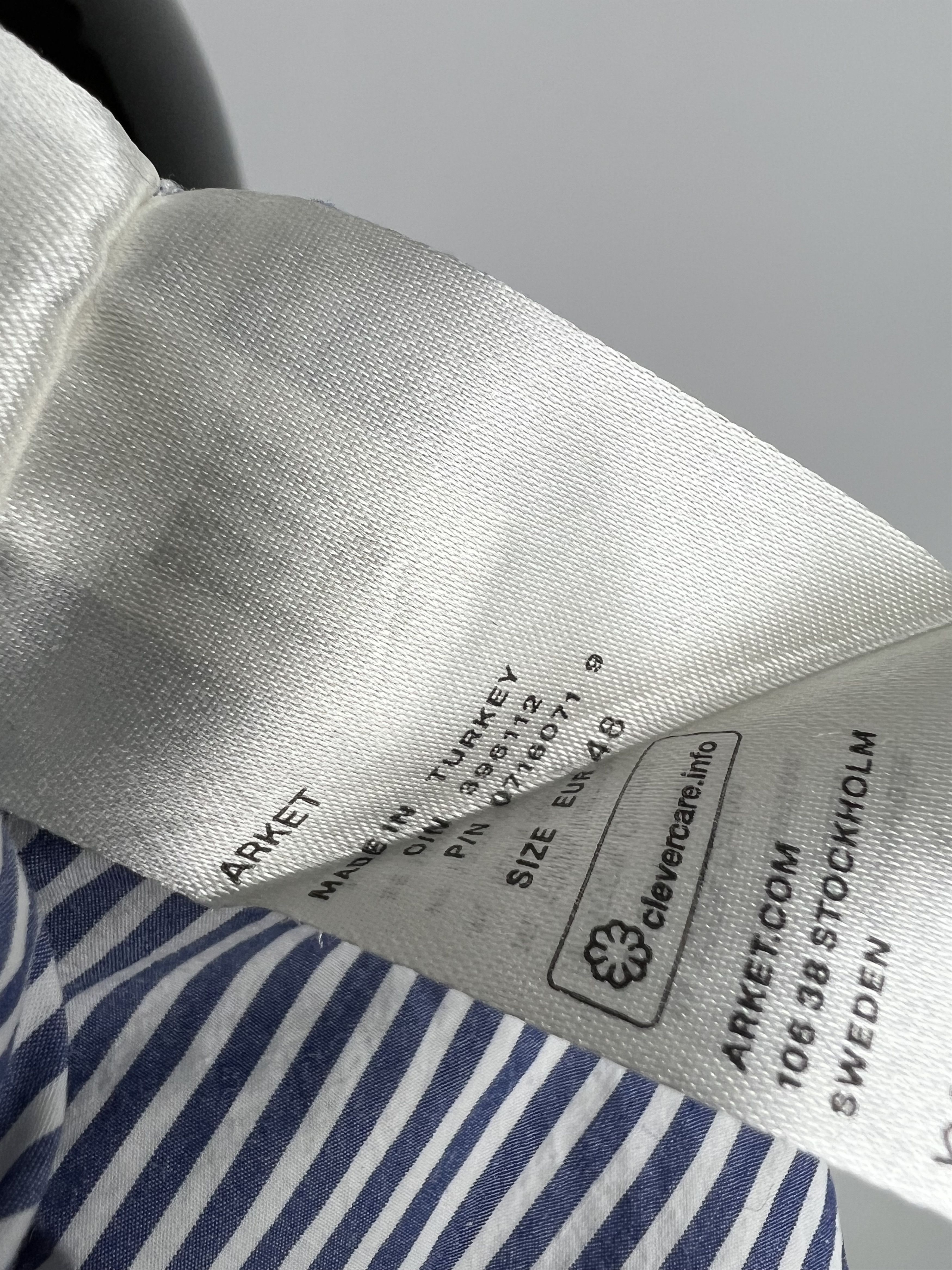 Arket Arket Striped Long Sleeve Button Up Shirt Size EU48 Size US S / EU 44-46 / 1 - 10 Thumbnail
