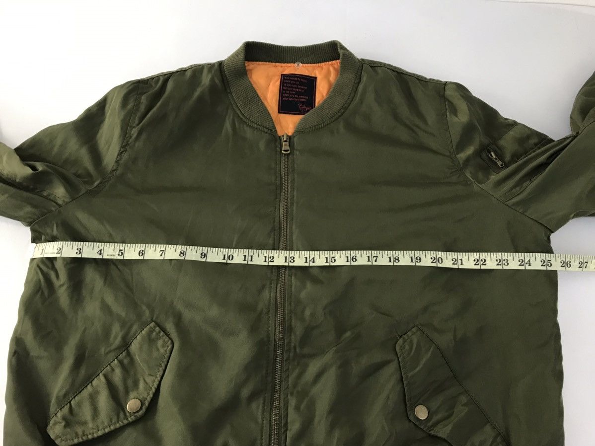 Japanese Brand Private Pause OG Flight Bomber Jacket Full Zip Double Pocket Size US XL / EU 56 / 4 - 11 Thumbnail