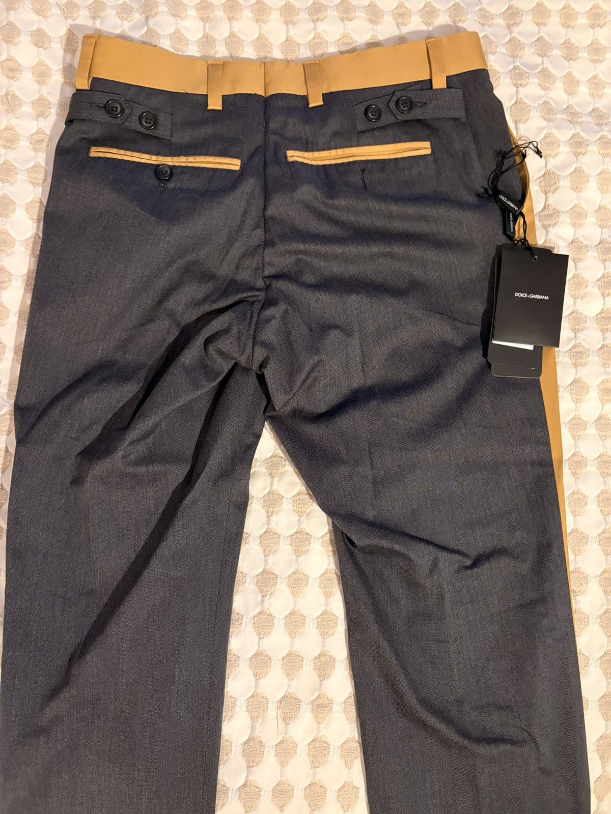 Dolce & Gabbana Dolce & Gabbana Grey Dress Pants Size US 28 / EU 44 - 2 Thumbnail