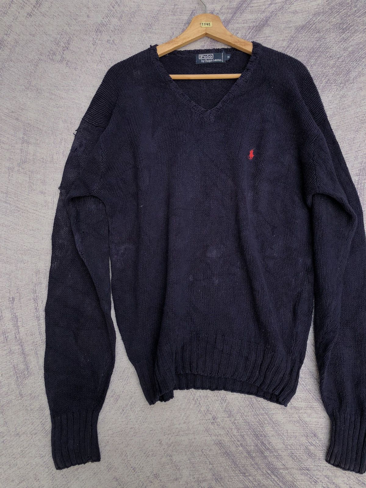 Homespun Knitwear × Polo Ralph Lauren 🔴Vintage Polo Ralph Laurent Embrodery Logo Size US L / EU 52-54 / 3 - 3 Thumbnail