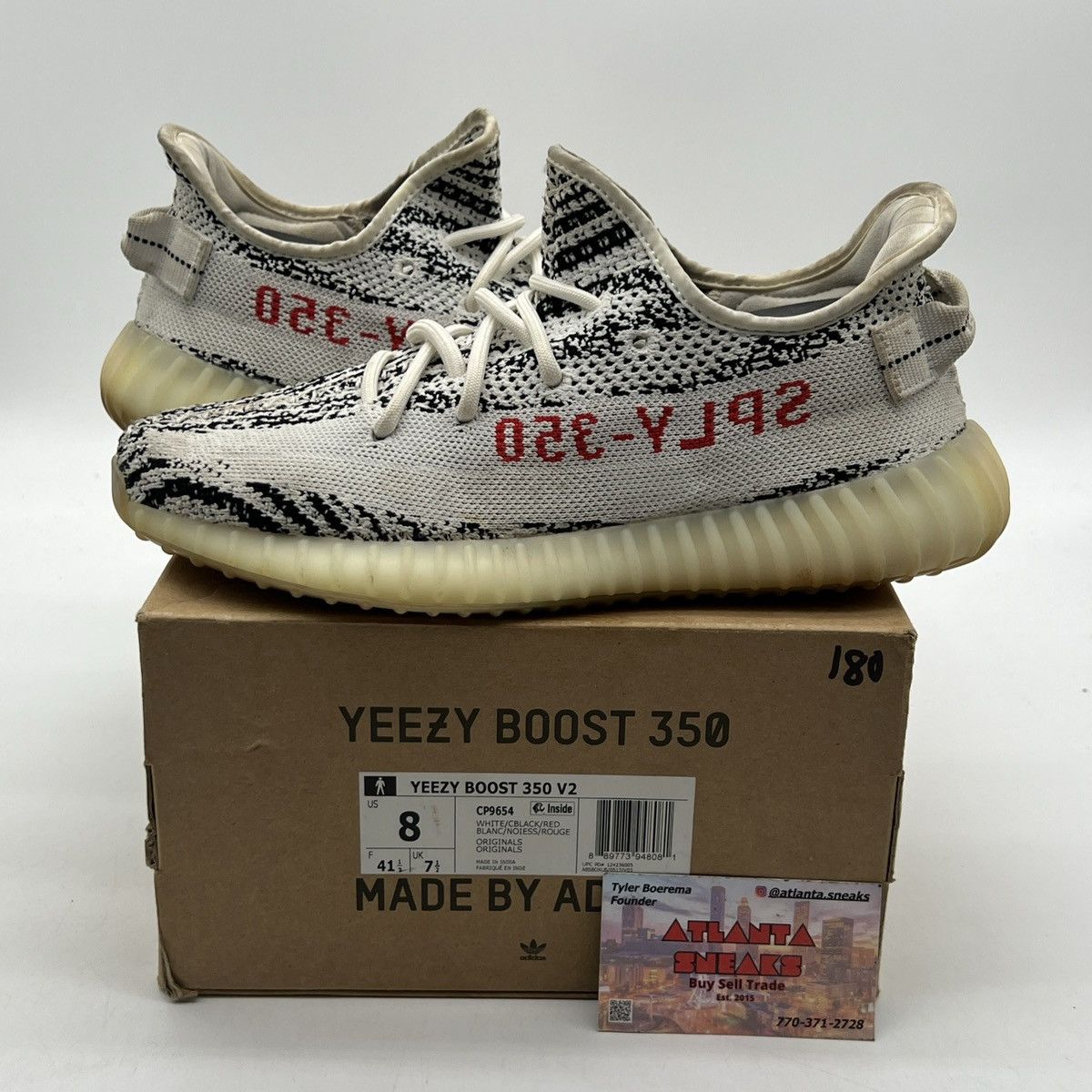 Adidas Yeezy boost 350 zebra Size US 8 / EU 41 - 1 Thumbnail
