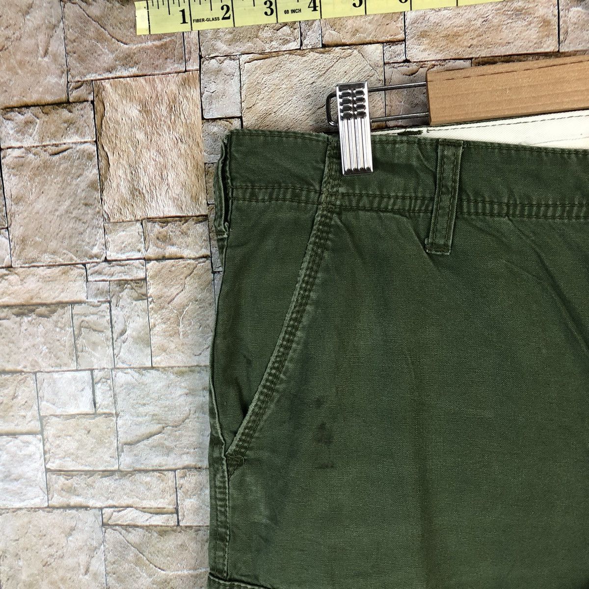 Japanese Brand Japanese Brand Green Cargo Multipocket Pants #A1164 Size US 32 / EU 48 - 7 Thumbnail