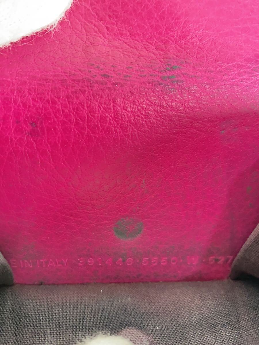 Balenciaga Balenciaga Leather Tri-Fold Wallet Pink Size ONE SIZE - 7 Thumbnail