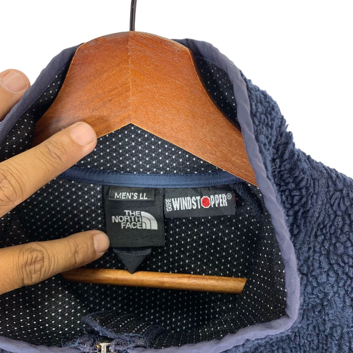 The North Face VINTAGE TNF THE NORTH FACE WIND-STOPPER FLEECE JACKET Size US L / EU 52-54 / 3 - 4 Thumbnail