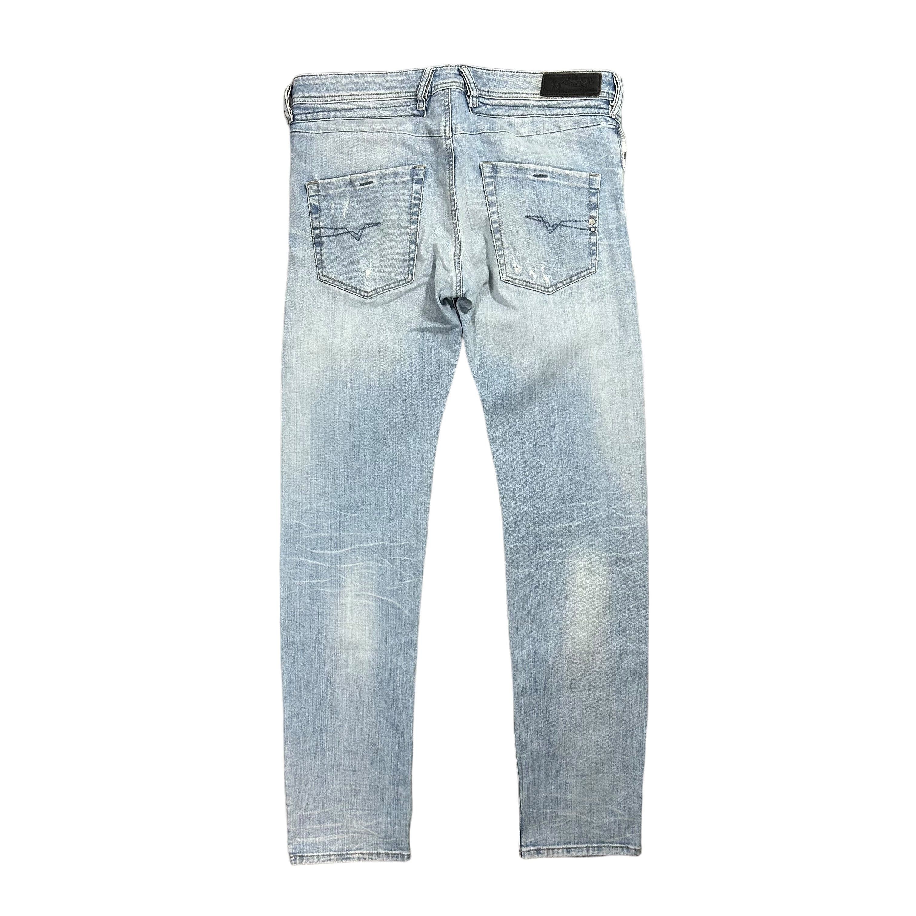 Diesel Diesel Belther Regular Slim Tapered Blue Denim Jeans W34L34 Size US 34 / EU 50 - 2 Thumbnail