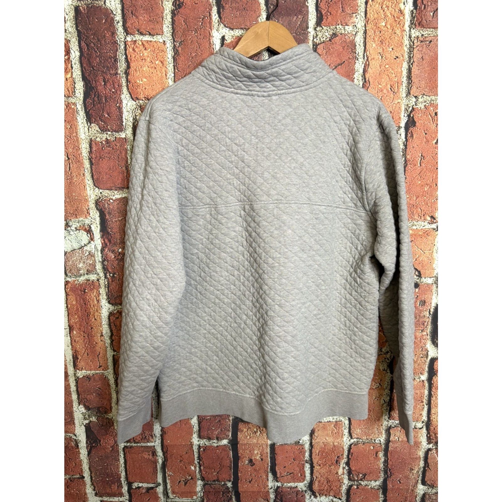 Patagonia Patagonia Organic Cotton Quilted Snap-T Pullover Women’s XL Gray Jacket Womens XL Gray Quilted Organic Cotton Snap-T Pullover Patagonia Size XL / US 12-14 / IT 48-50 - 5 Thumbnail