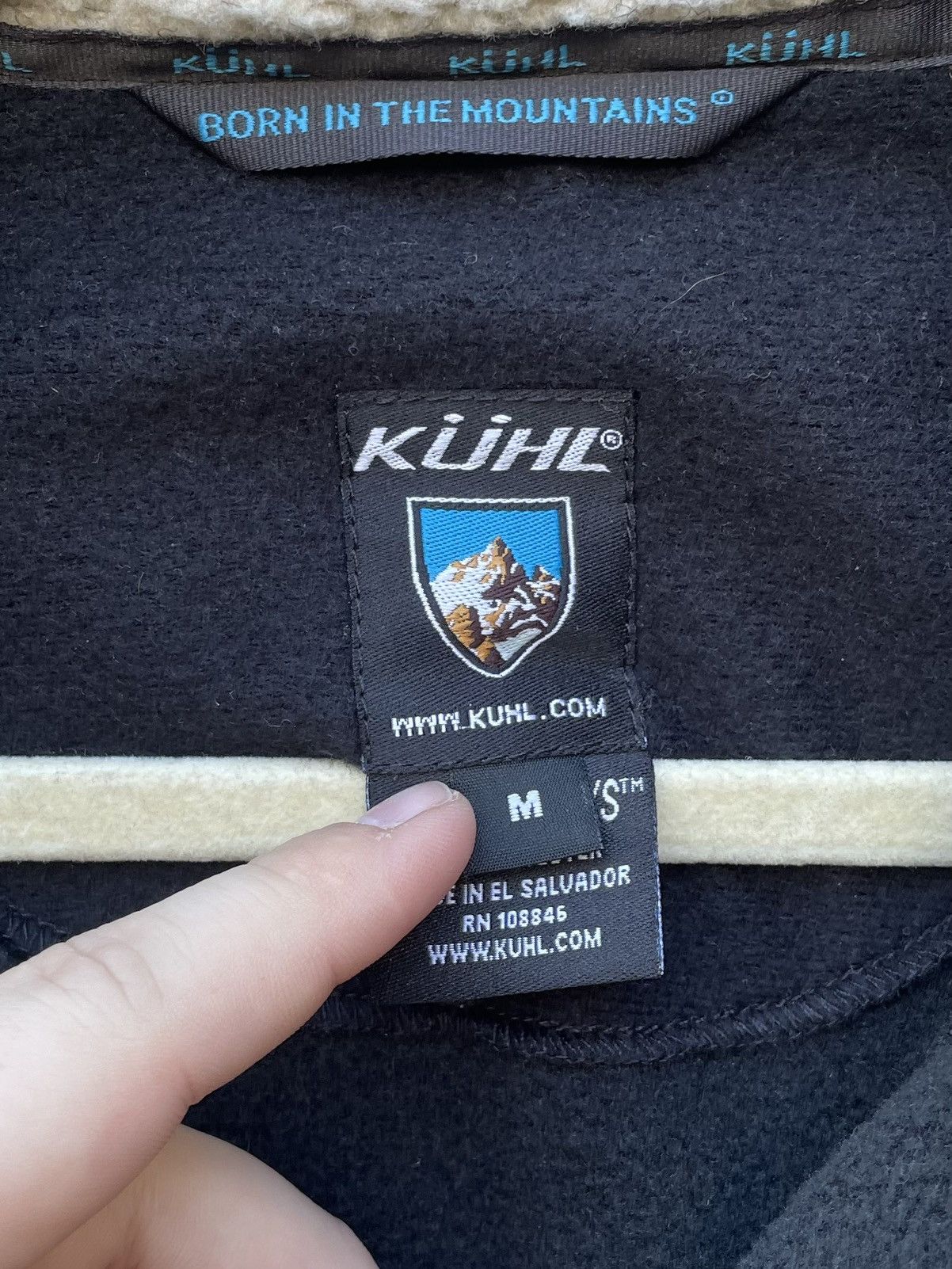 Kuhl Kuhl Men’s Fleece Jacket Zip Faux Leather & Black Fleece Size US M / EU 48-50 / 2 - 2 Thumbnail