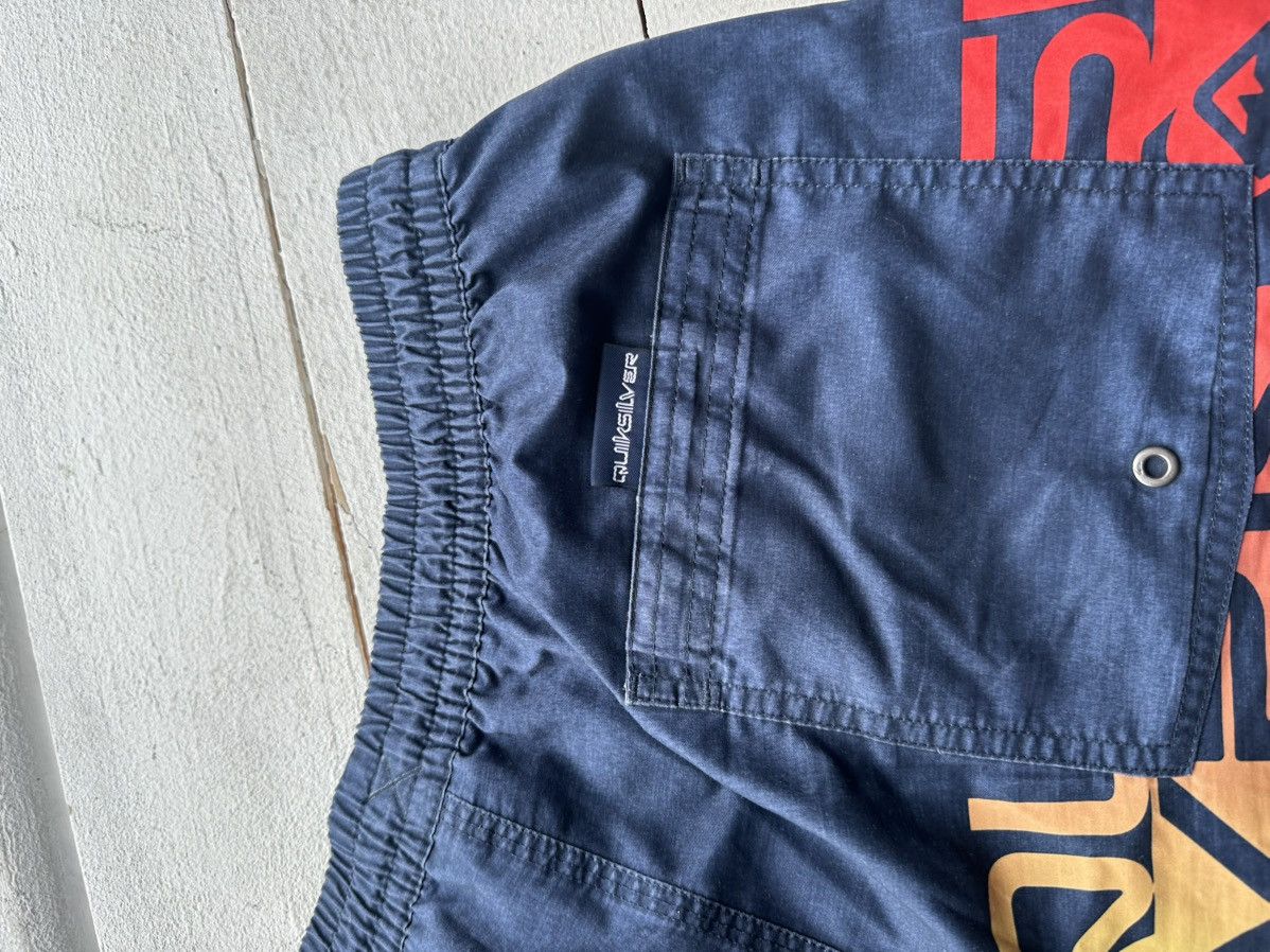Quiksilver 🚨Vintage Quiksilver Shorts Big Logo Y2K Style 90s Surfing Size US 33 - 8 Thumbnail