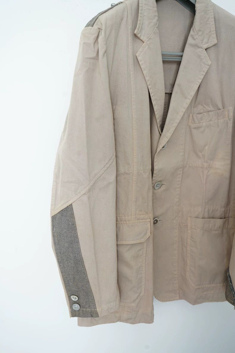 Yohji Yamamoto Yohji Yamamoto Yohji Yamamoto Color Blocked Jacket Blazer Size US L / EU 52-54 / 3 - 5 Thumbnail