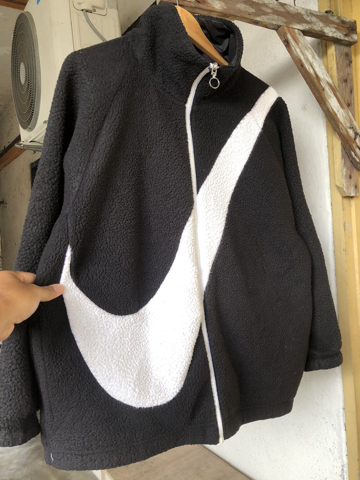 Nike Nike Big Swoosh Fleece Reversible Jacket Size US M / EU 48-50 / 2 - 11 Thumbnail