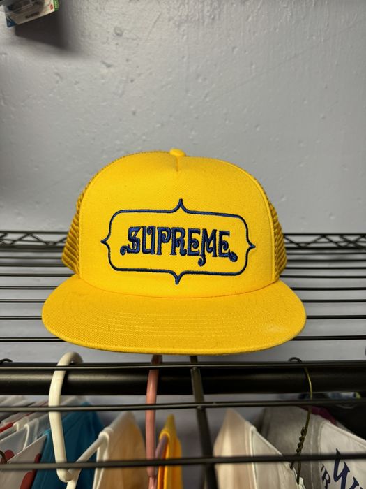 Supreme Supreme Highest Mesh Back 5 Panel Yellow OS | Grailed