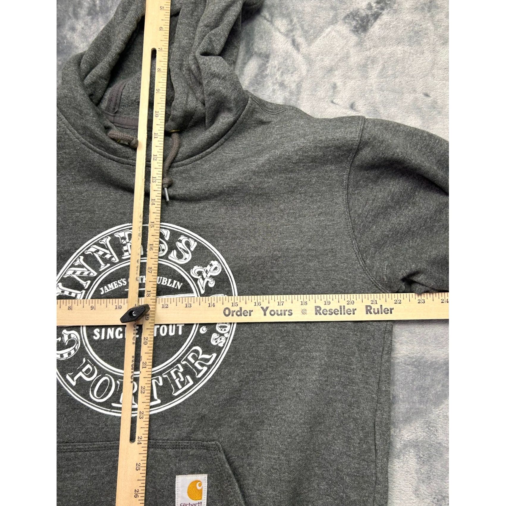 Carhartt Carhartt x Guinness Hoodie Mens Small Gray Regular Pullover Sweatshirt Size US S / EU 44-46 / 1 - 5 Thumbnail