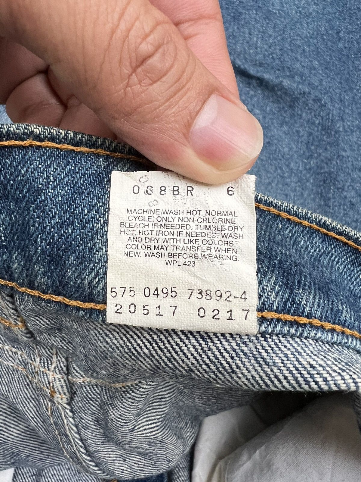 Levi's 💥FLARE💥 VTG 90’S LEVIS 517 DISTRESSED JEANS VERY RARE Size US 32 / EU 48 - 16 Thumbnail