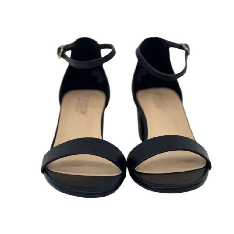 Other DE BLOSSOM / Annie-50/ Black / Block Heel / Open-Toe Sandals Size US 9 / IT 39 - 3 Thumbnail