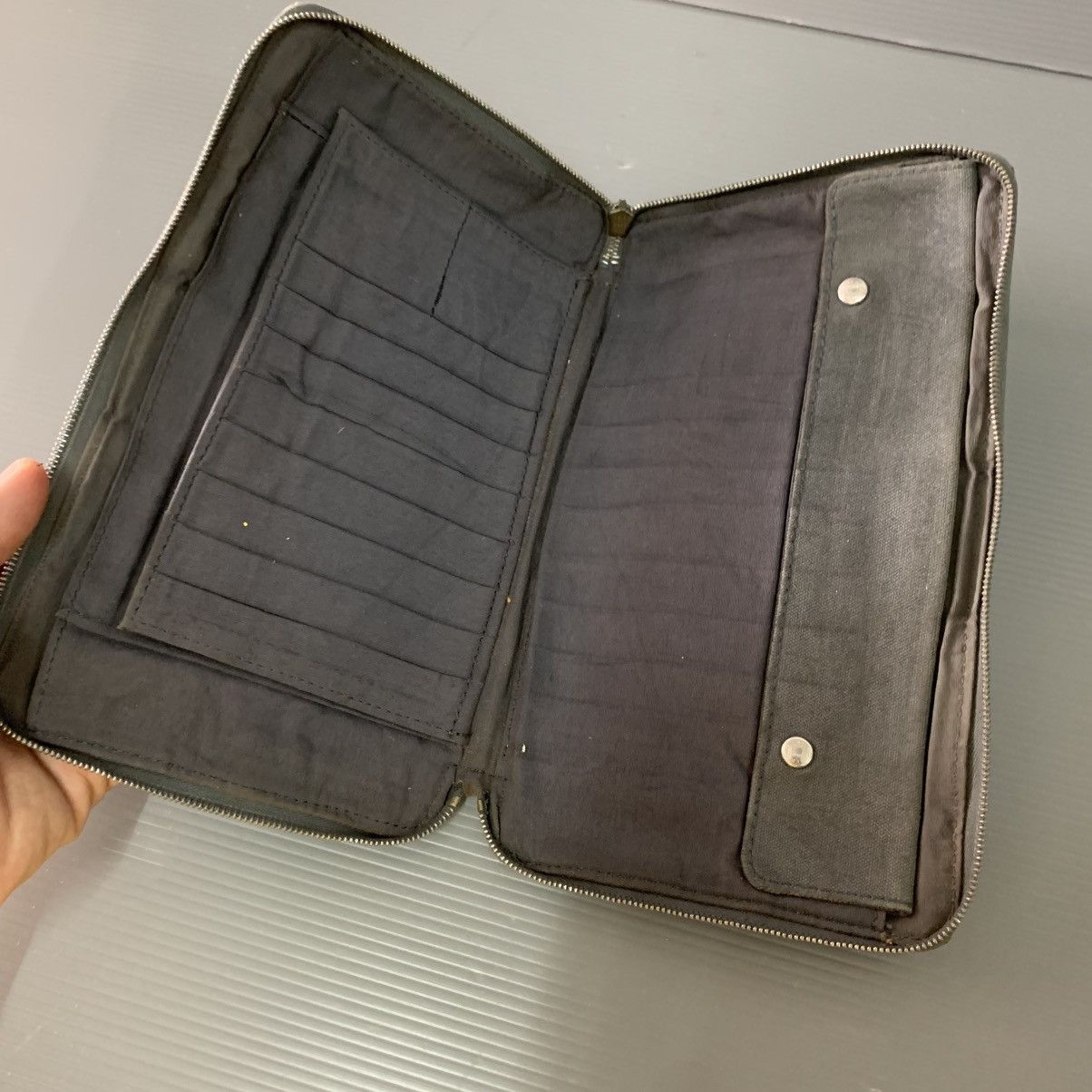 Hermes Hermes Canvas Long Wallet Size ONE SIZE - 9 Thumbnail