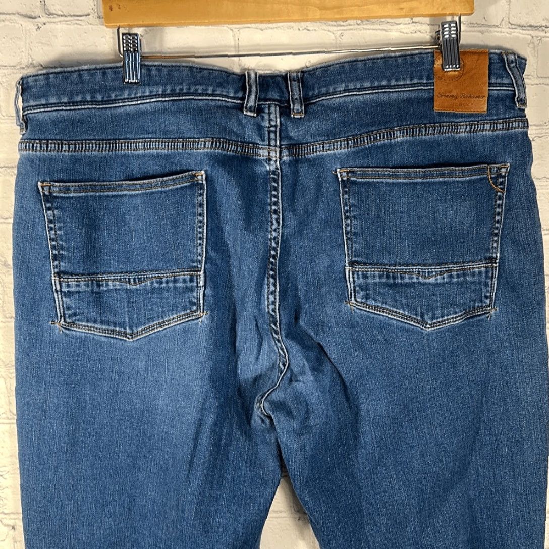 Tommy Bahama Tommy Bahama Denim Mens Straight Jeans Size 40x32 Blue, Regular, 40, 32in Inseam, Blue Exterior, Straight Style, Men Size US 40 / EU 56 - 6 Thumbnail