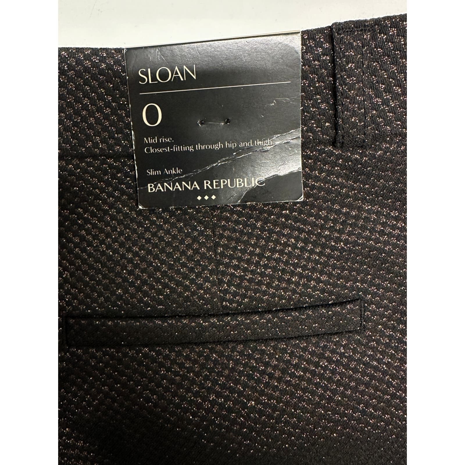 Banana Republic Banana Republic SLOAN slim slim Ankle Gold Bronze Women SZ 0 Size 25" / US 0 / IT 36 - 6 Thumbnail