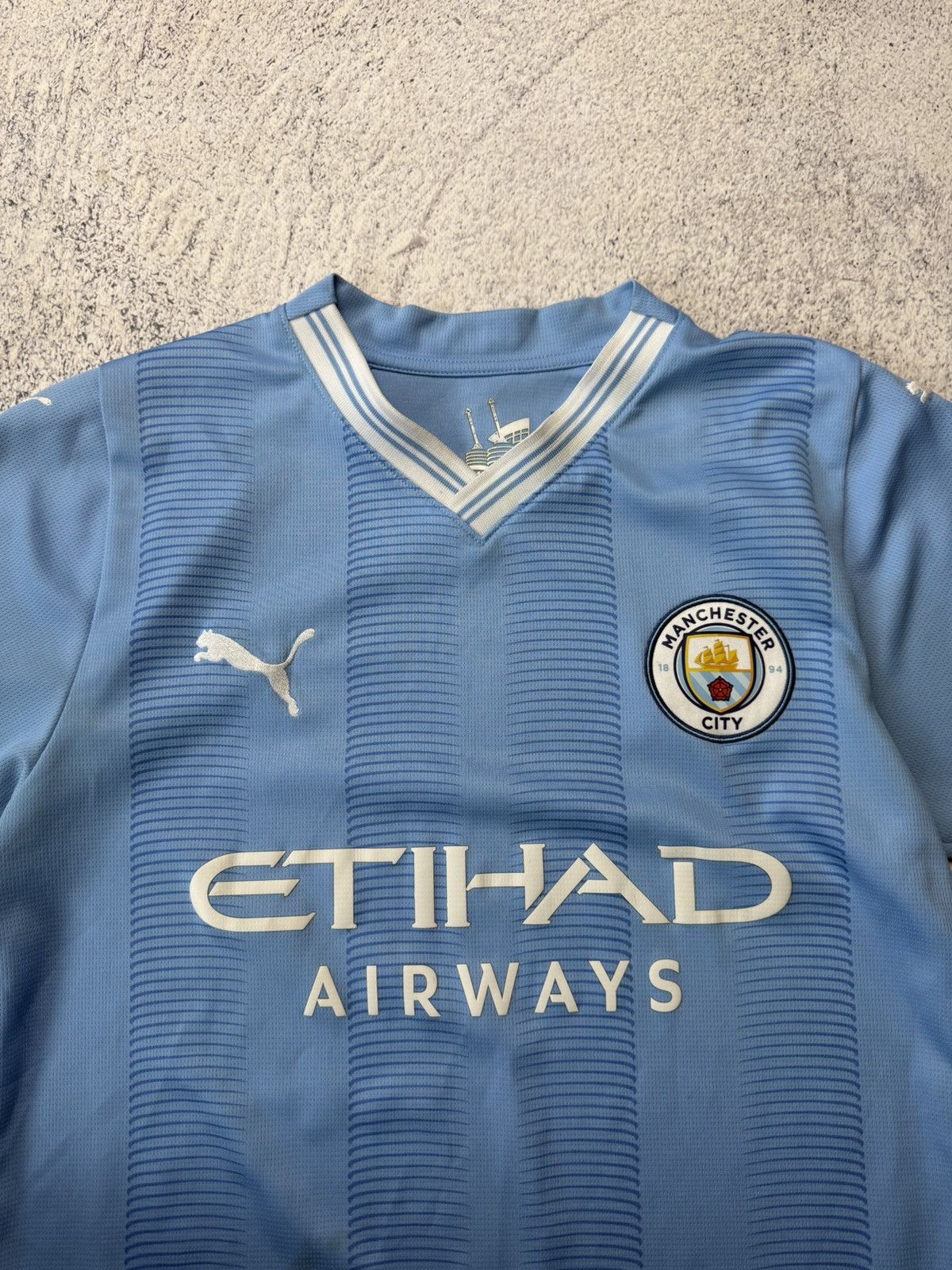 Puma Puma Mens Manchester City 2023 Home Jersey Soccer Blokecore Size US S / EU 44-46 / 1 - 13 Thumbnail