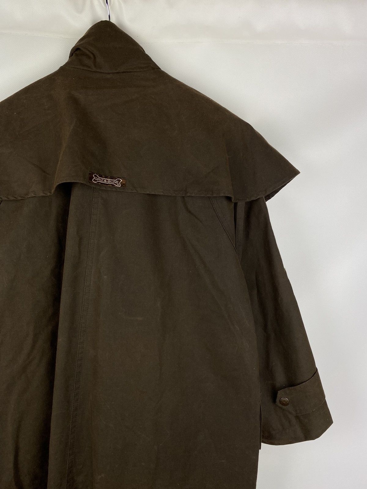 Barbour Driza-Bone vintage wax waxed cotton short weatherall jacket Size US S / EU 44-46 / 1 - 18 Thumbnail