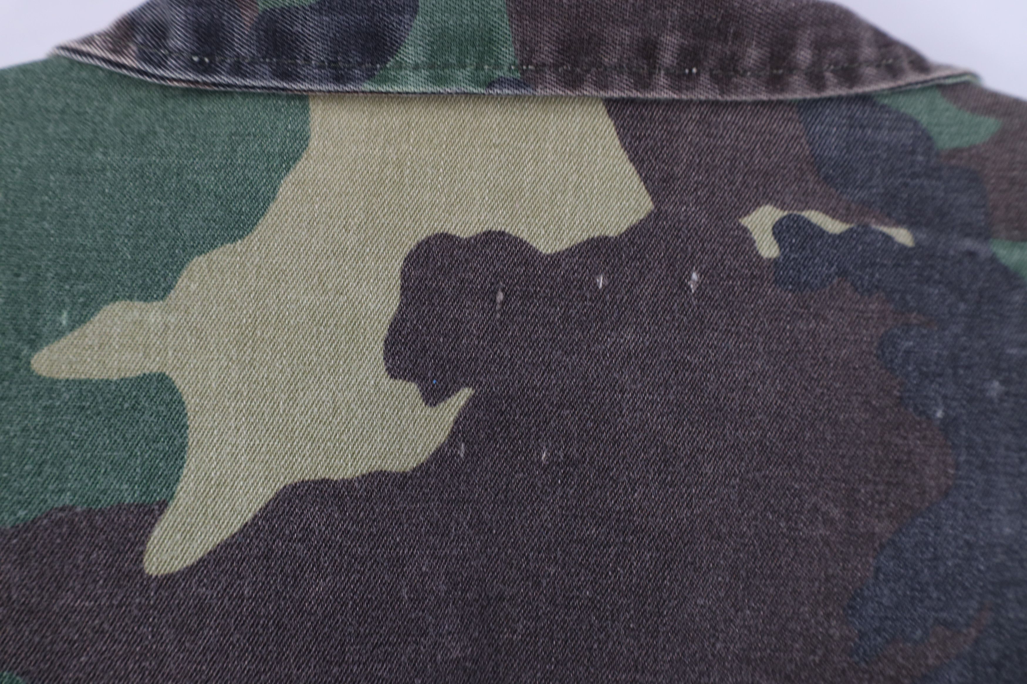 Vintage Vintage 70s Military Camouflage Combat Field Shirt Jacket Size US L / EU 52-54 / 3 - 11 Thumbnail