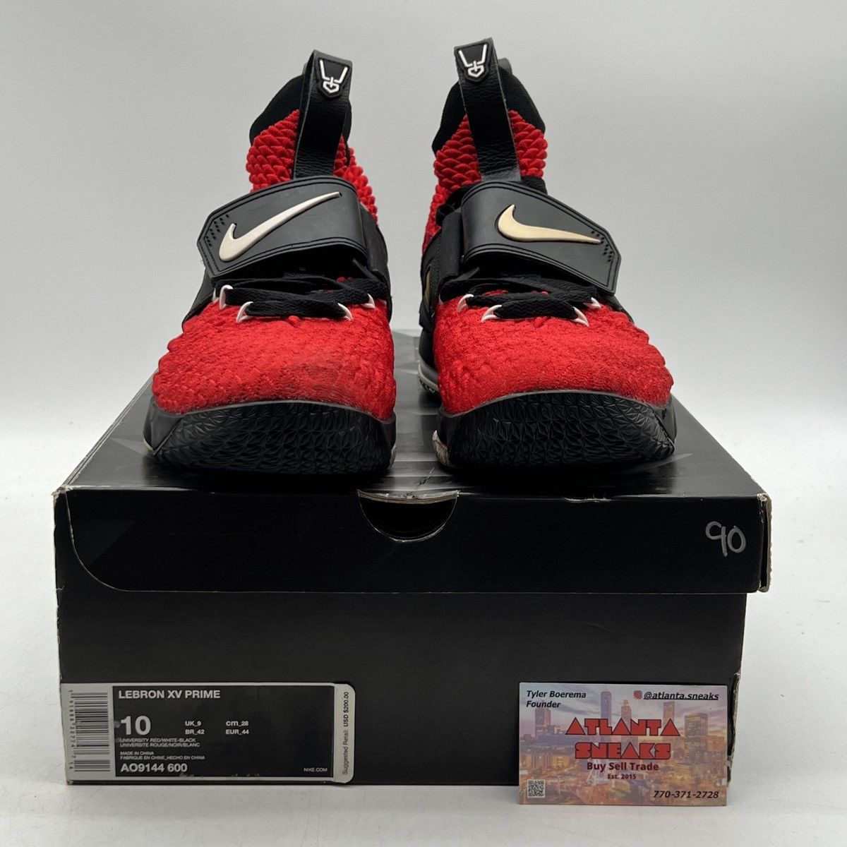 Nike Lebron 15 red diamond turf Size US 10 / EU 43 - 2 Thumbnail
