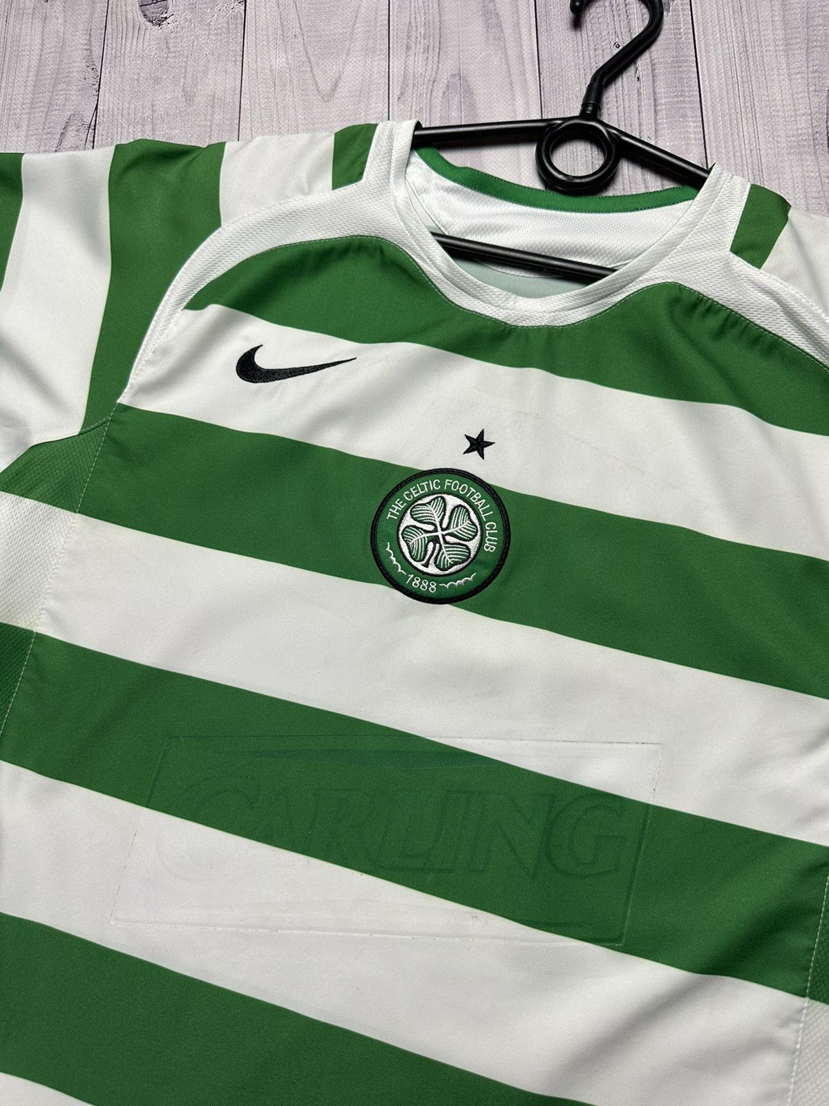 Nike × Vintage Vintage Nike total 90 Celtic soccer jersey size S striped Size US S / EU 44-46 / 1 - 3 Thumbnail