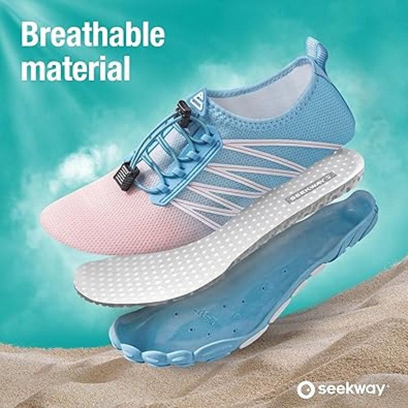 Other Seekway Women's Size 9 Multi-Color Aqua Sock Water Shoes Size US 9 / IT 39 - 3 Thumbnail