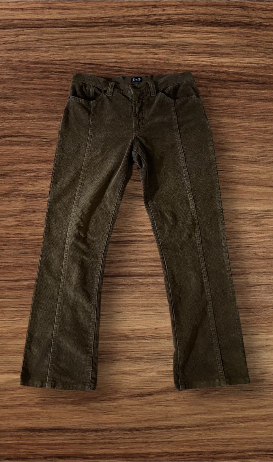 Dolce & Gabbana × Vintage Vintage Dolce & Gabbana Corduroy Pants Size 28" / US 6 / IT 42 - 2 Thumbnail