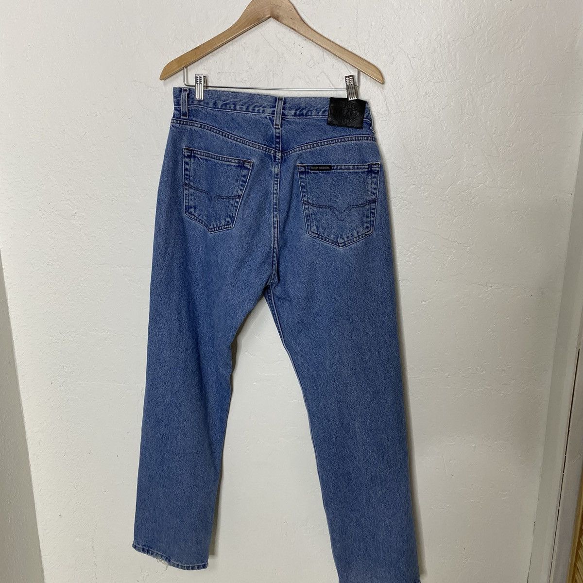 Harley Davidson HarleyDavidson Blue denim jeans Size US 34 / EU 50 - 2 Thumbnail