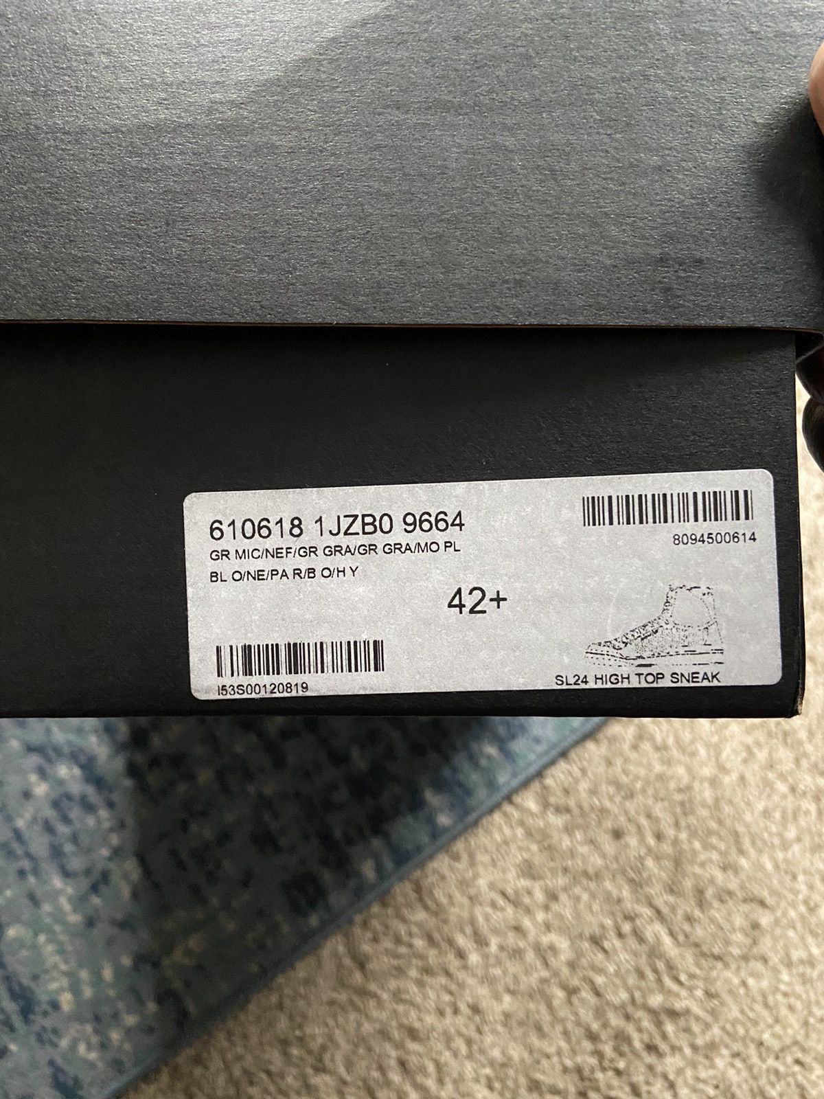 Yves Saint Laurent Sl24 high top sneaker Size US 9.5 / EU 42-43 - 1 Thumbnail