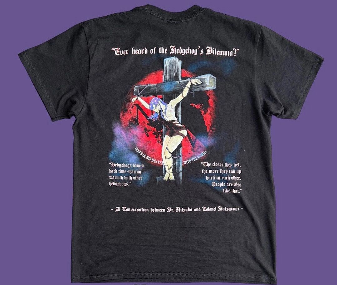 Anime × Japanese Brand RARE Neon Genesis Evangelion MISATO Criss Cross Size US XL / EU 56 / 4 - 1 Thumbnail