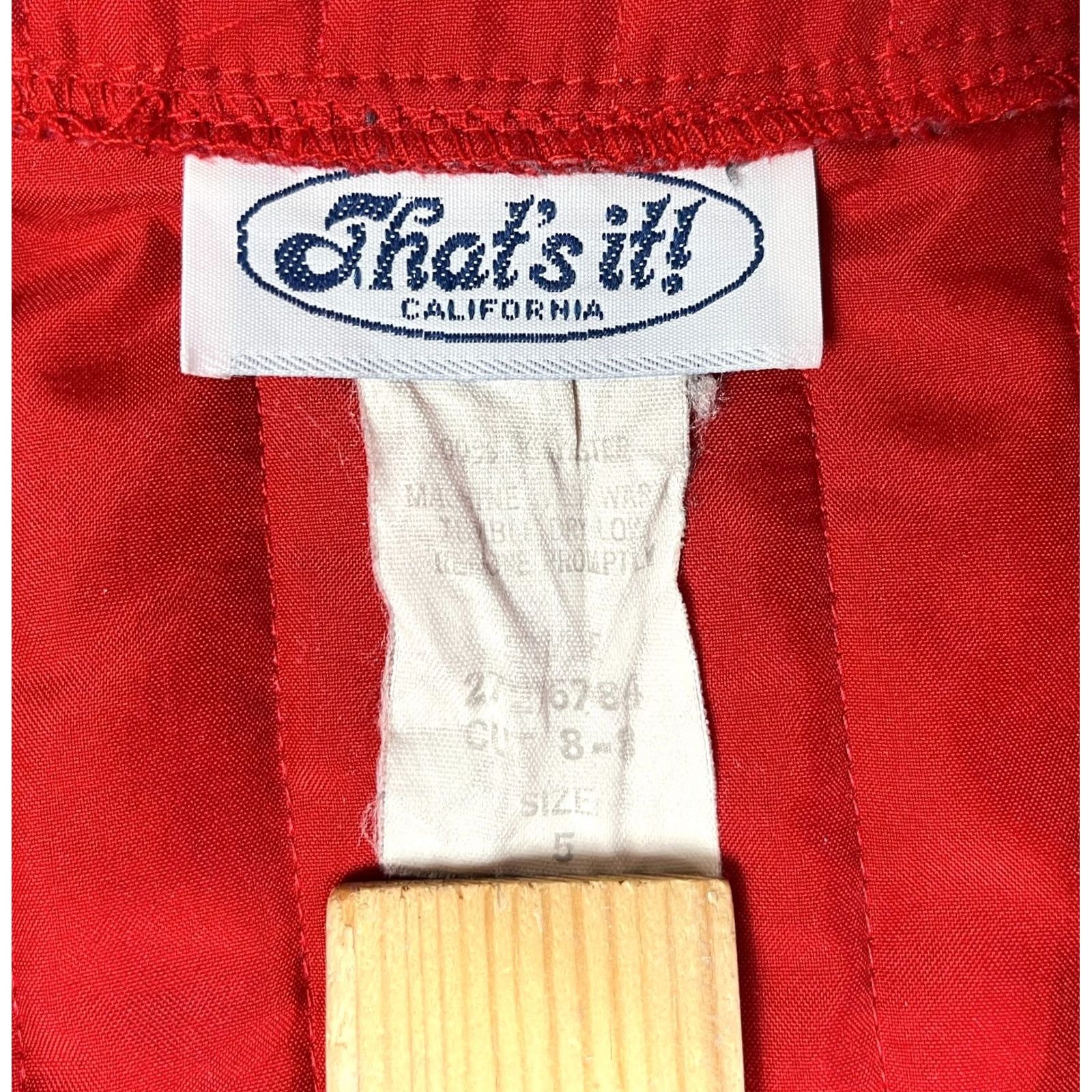 Vintage That's It! California Women's Vintage Quilted Jacket Puff Sleeves Sz 5 Red Womens Size S / US 4 / IT 40 - 7 Thumbnail