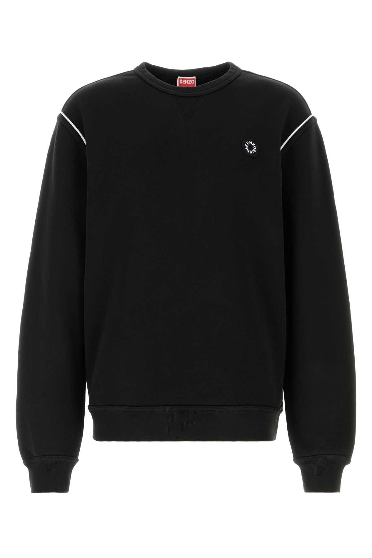 Kenzo Black Cotton Sweatshirt Size US S / EU 44-46 / 1 - 1 Thumbnail